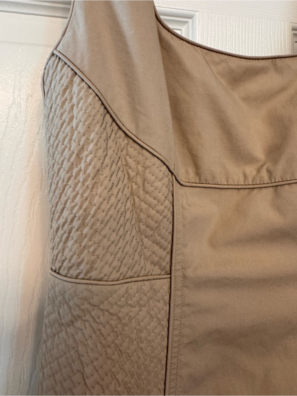 Banana Republic Tan Sleeveless A-Line Dress - Picture 2 of 9